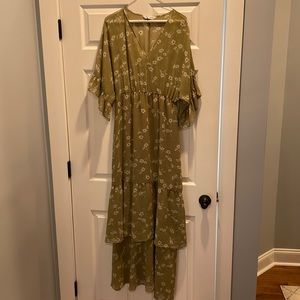 BCBG Generation Green Maxi Dress